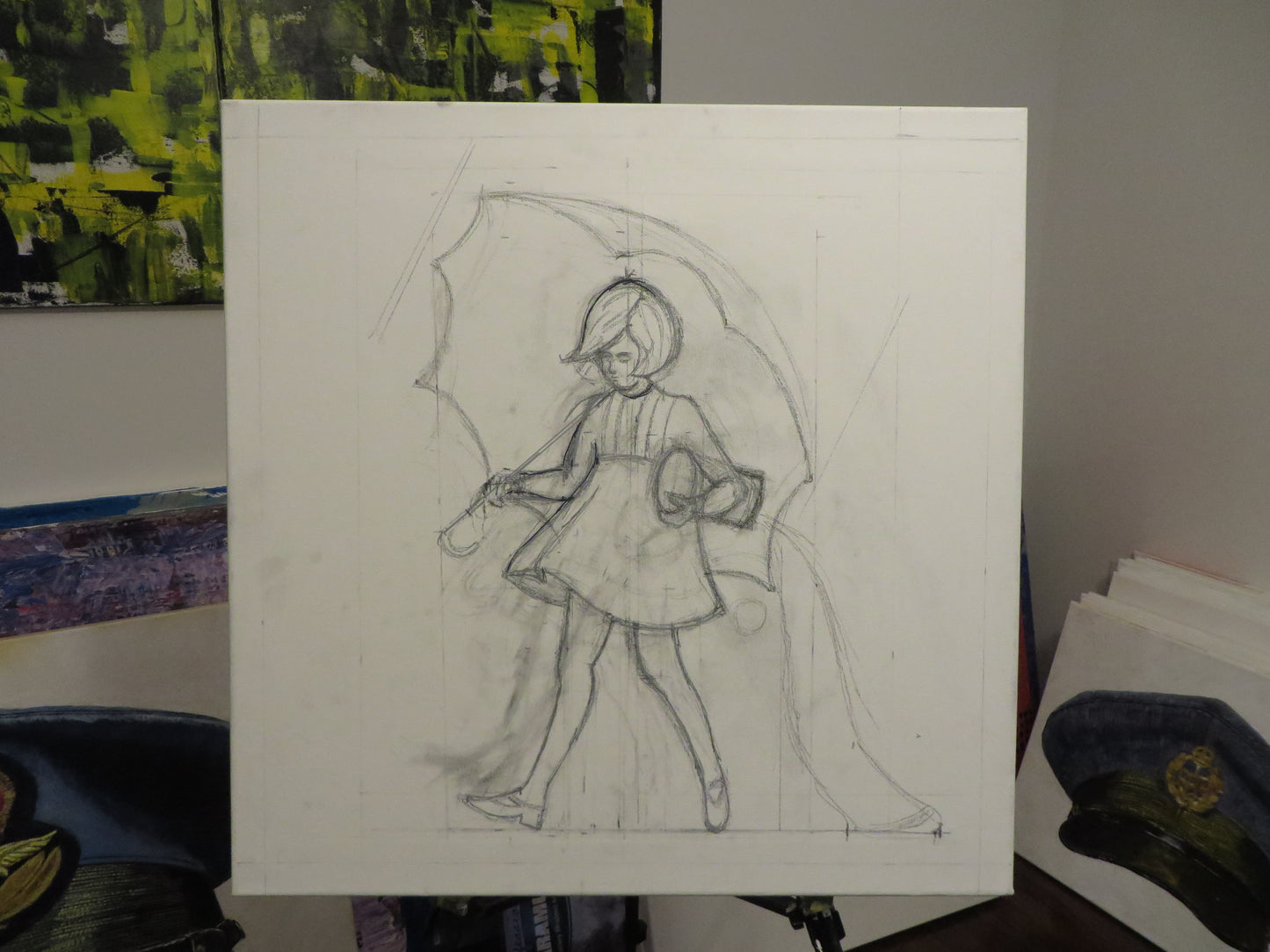 Morton Salt Girl 1968 framed
