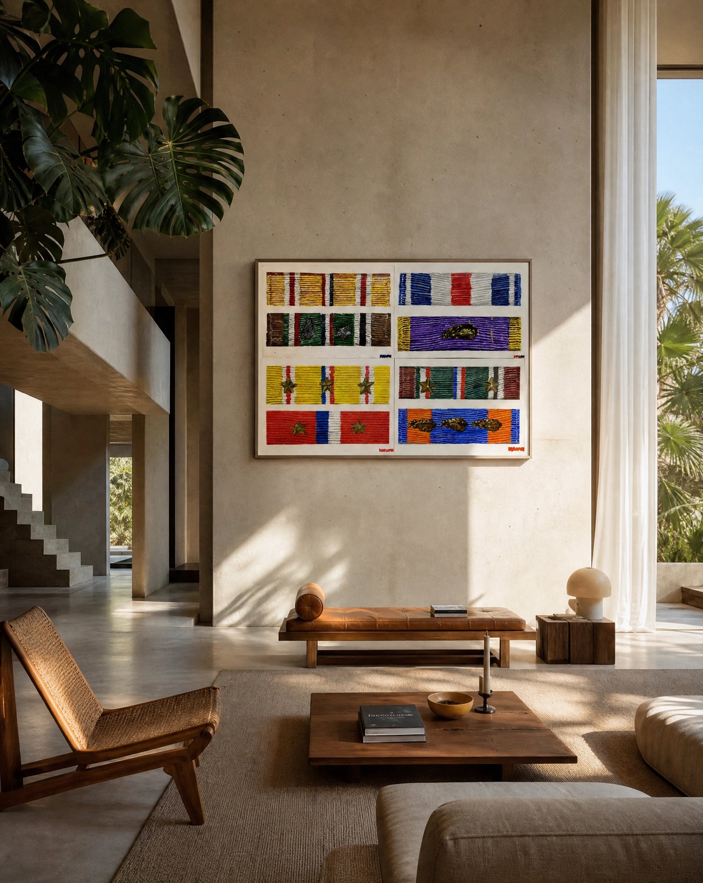 Series of Four Canadian Medals. Art Print.