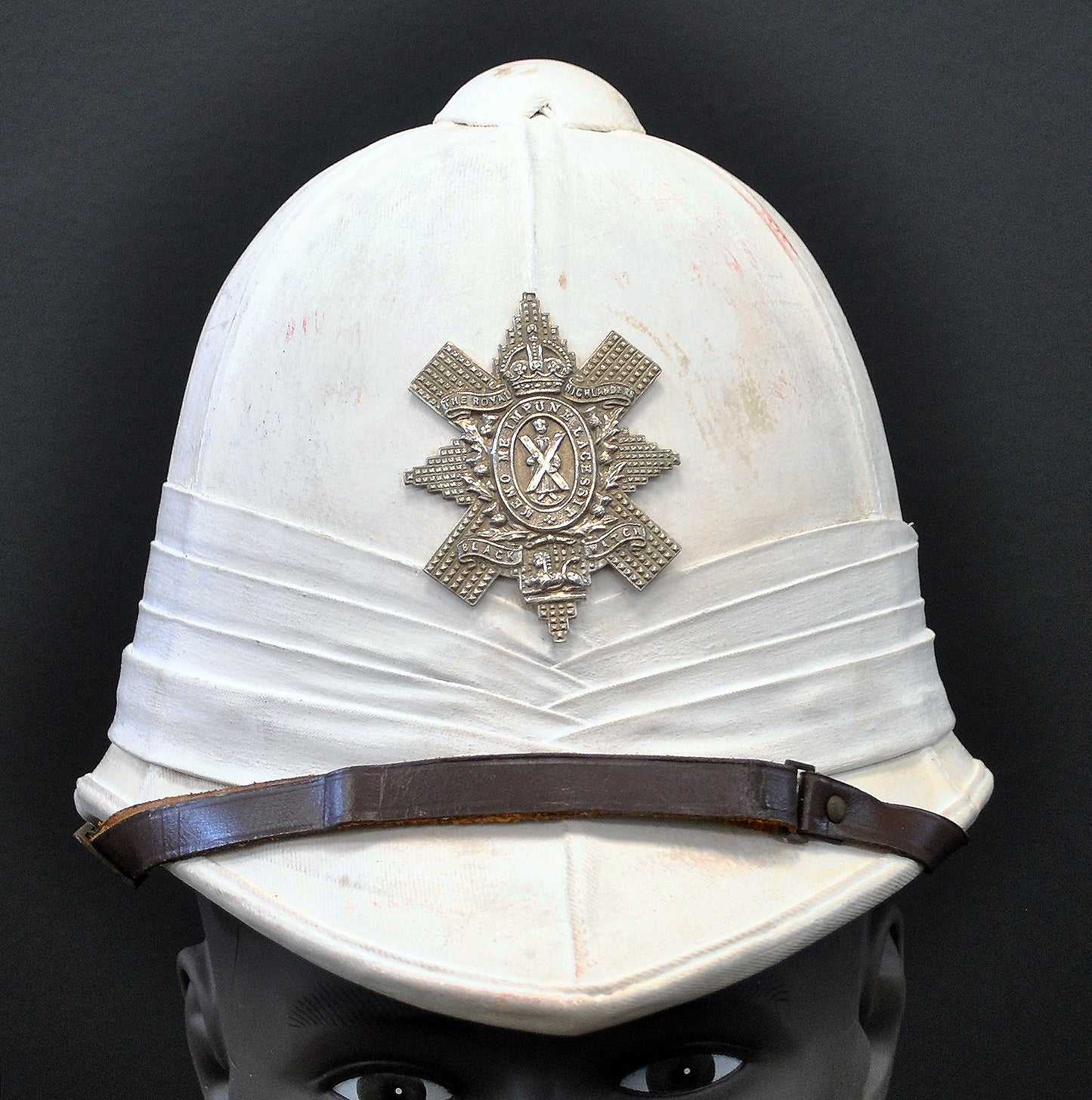 Victorian Foreign Service Helmet, Black Watch Highlanders.