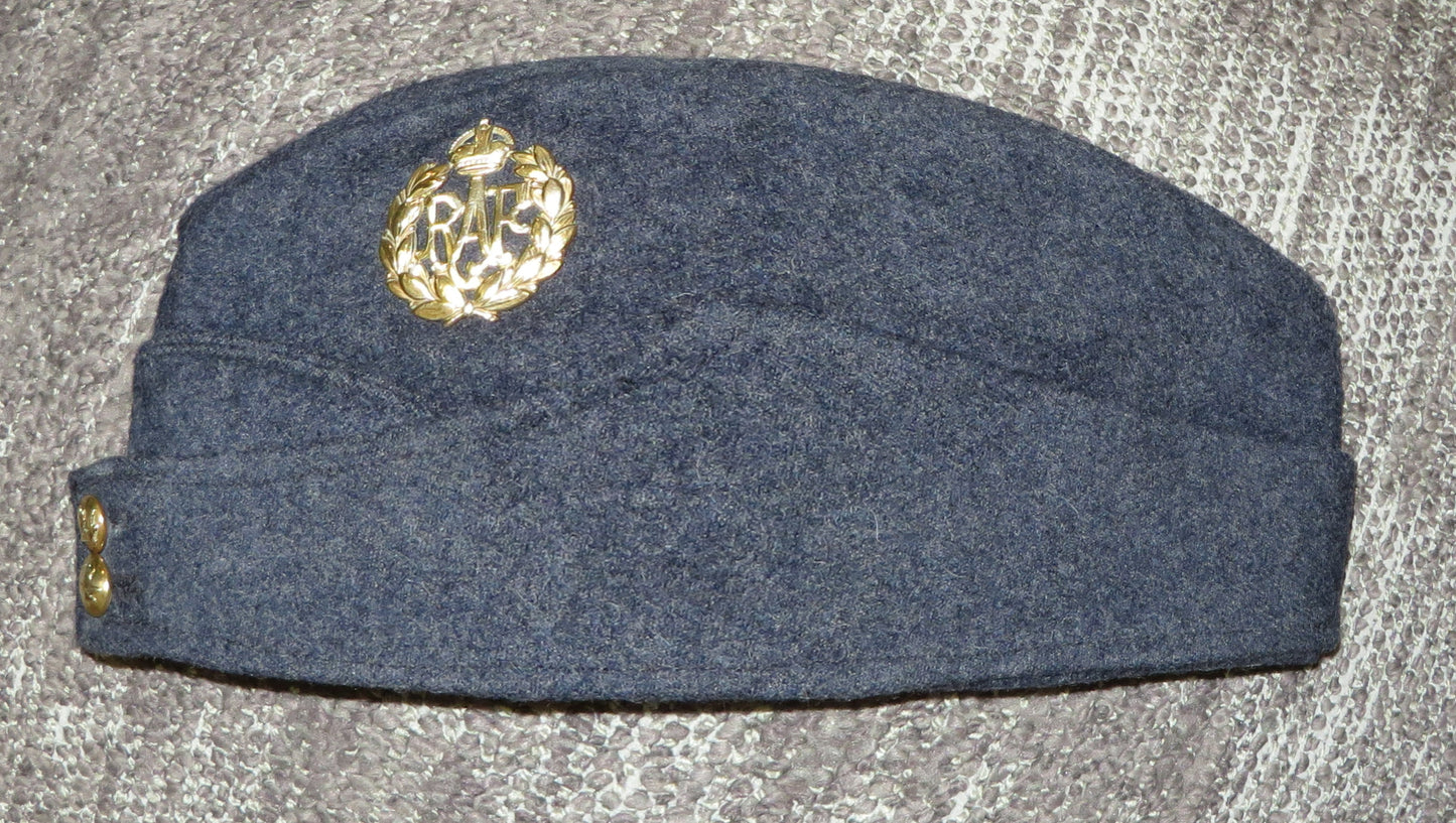 Garrison Cap. Royal Air Force, Ordinary Airman Side Cap 10"x8" Archival Paper, Original Photograph, unframed. Custom sizes and framing available.