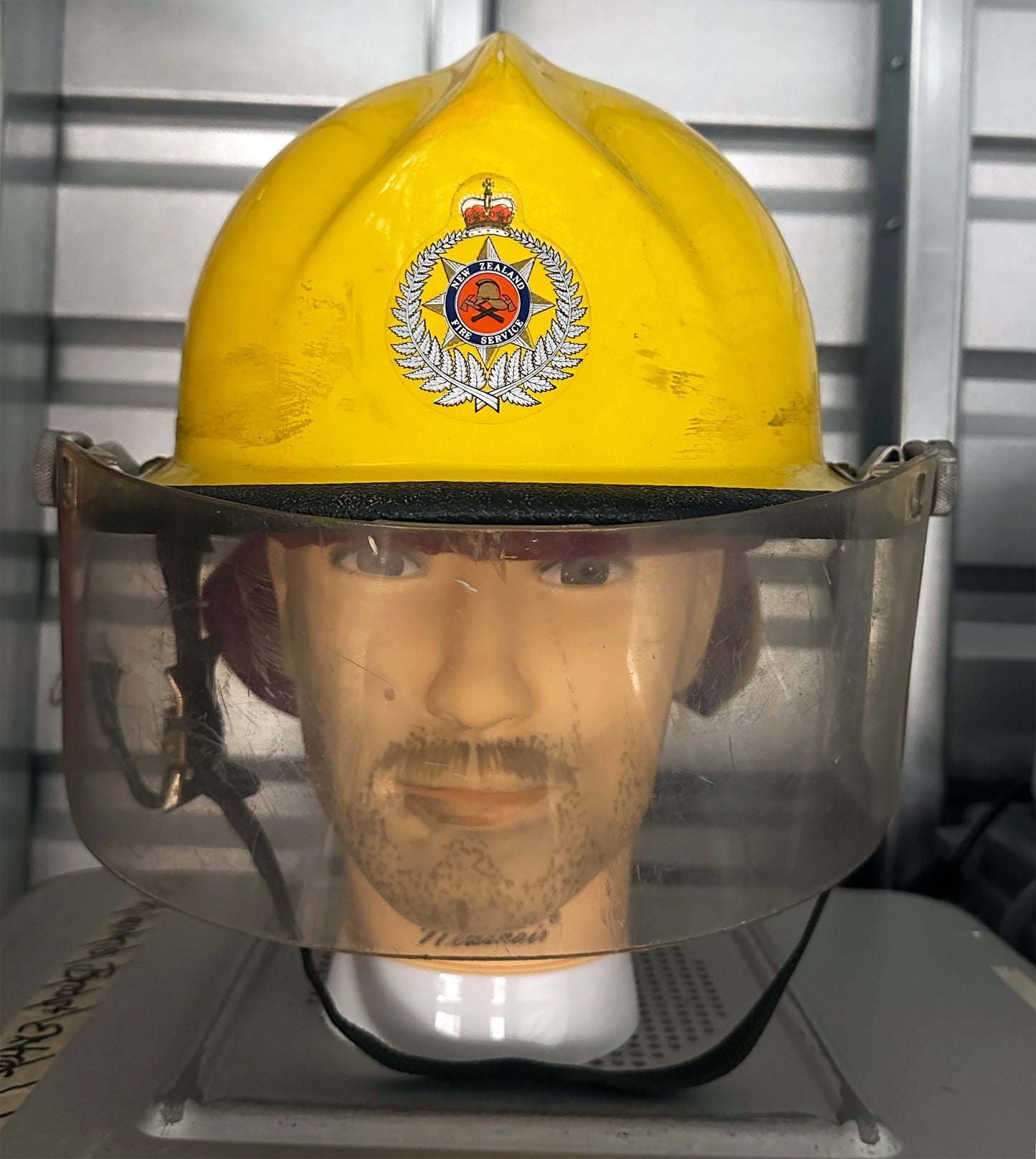 New Zealand Fire Helmet, 10"x8" Archival Paper, Original Photograph, unframed. Custom sizes and framing available.