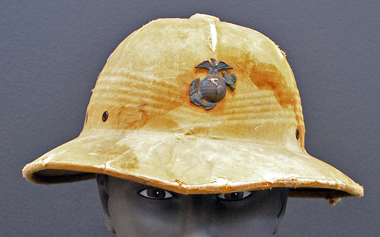 Sun Helmet, USMC, World War Two, Photograph