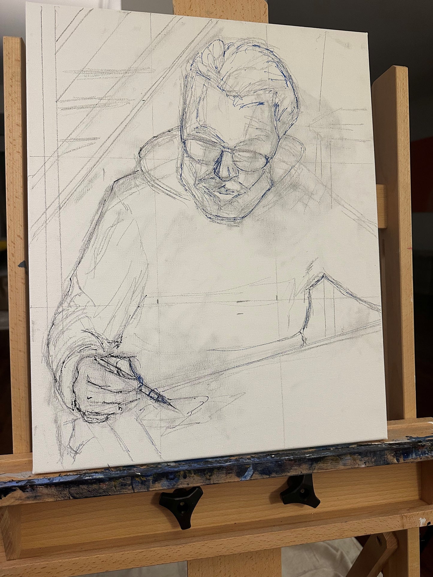 Glenn Palmer- Smith, Portrait of the Artist - Art goes to War