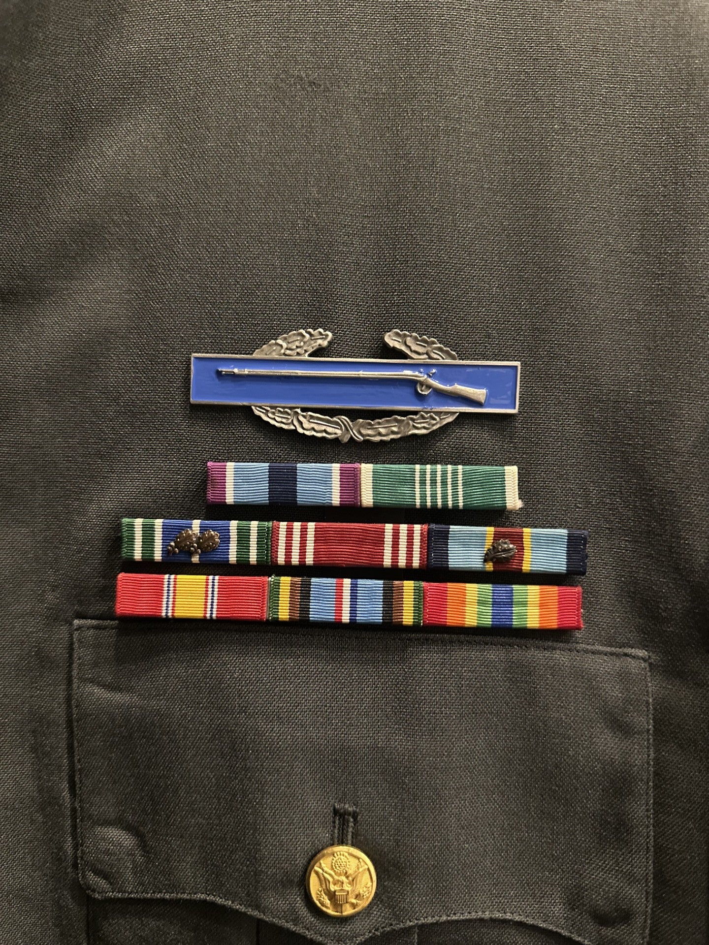 US Combat Infantryman Badge (CIB) & Army Combat Medical Badge (CMB) - Art goes to War