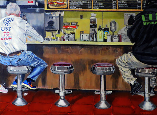 Diner Scene in Norwalk CT, Rockwell, 2026