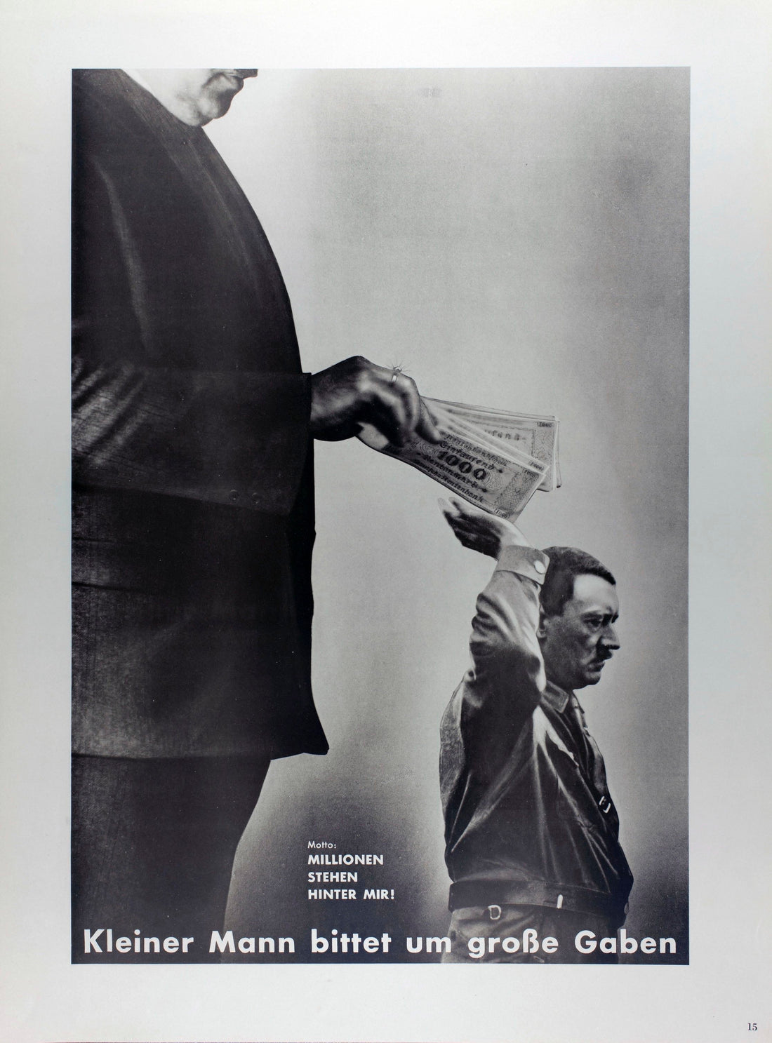 Homage to John Heartfield  (1891 – 1968). - Art goes to War