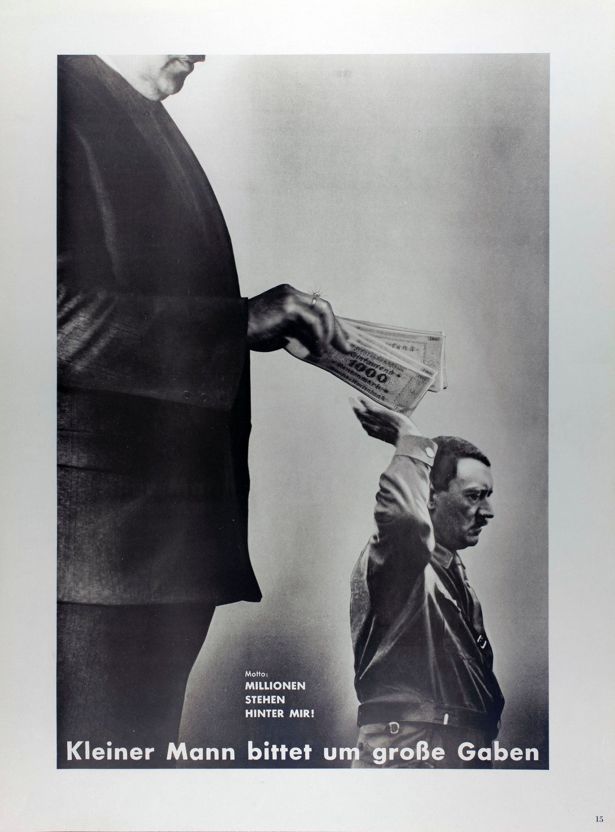 Homage to John Heartfield  (1891 – 1968). - Art goes to War