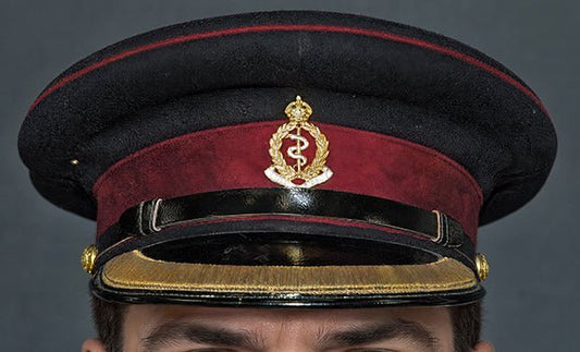 Royal Army Medical Corps Inter-war Visor Cap of Staff Officer - Art goes to War