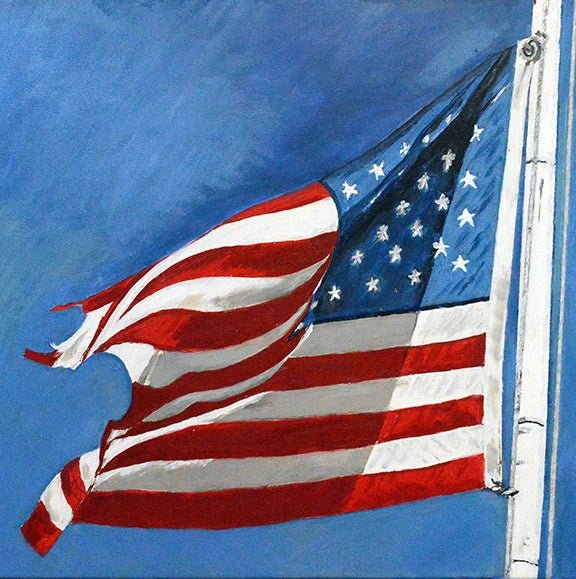 United States Flag Series - Art goes to War