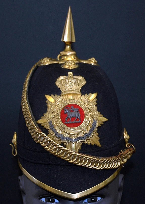 Victorian Queen’s Royal West Surrey Regiment, Officer's Home Service Helmet. - Art goes to War