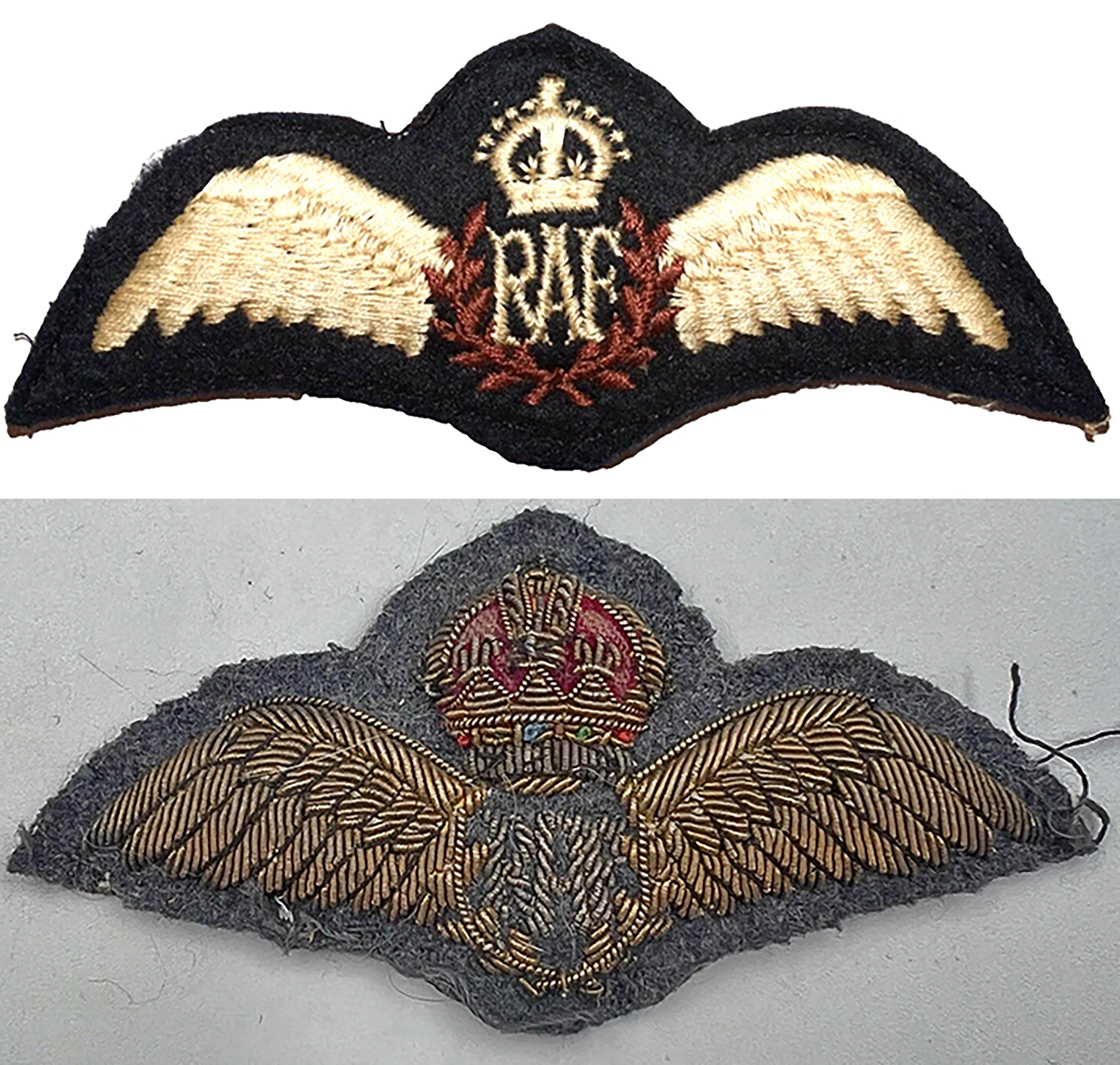 Photographs, Royal Air Force, World War Two, WW2. Pilot Officer Wings, UK.