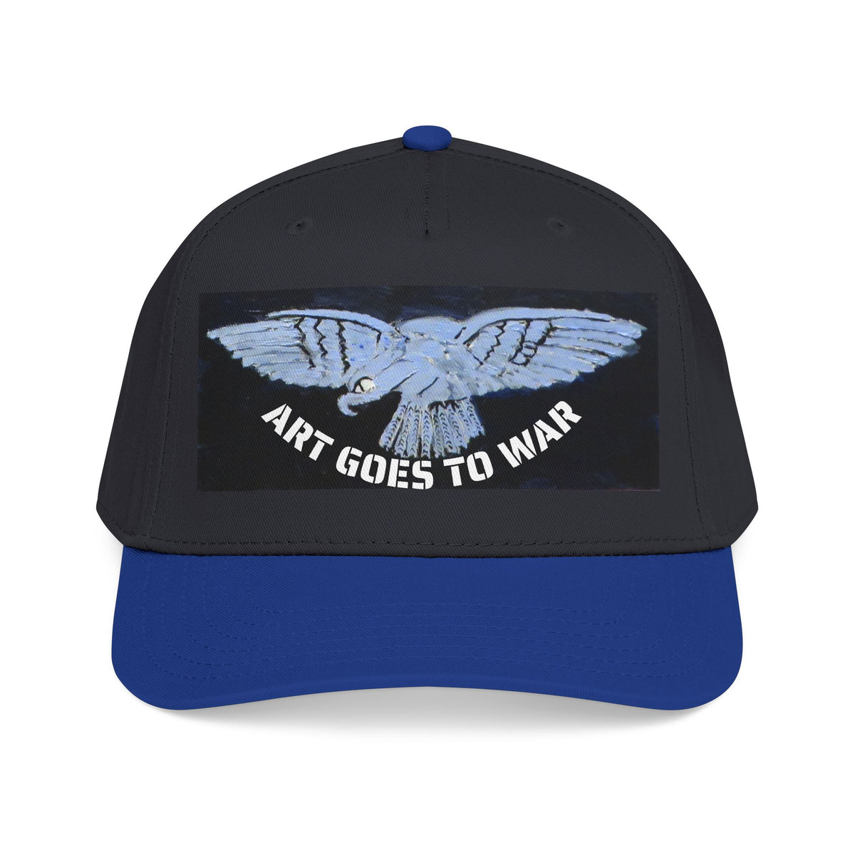 "Art Goes to War" Mid-Profile Baseball Cap – Dove Graphic Protest Hat. Apparel