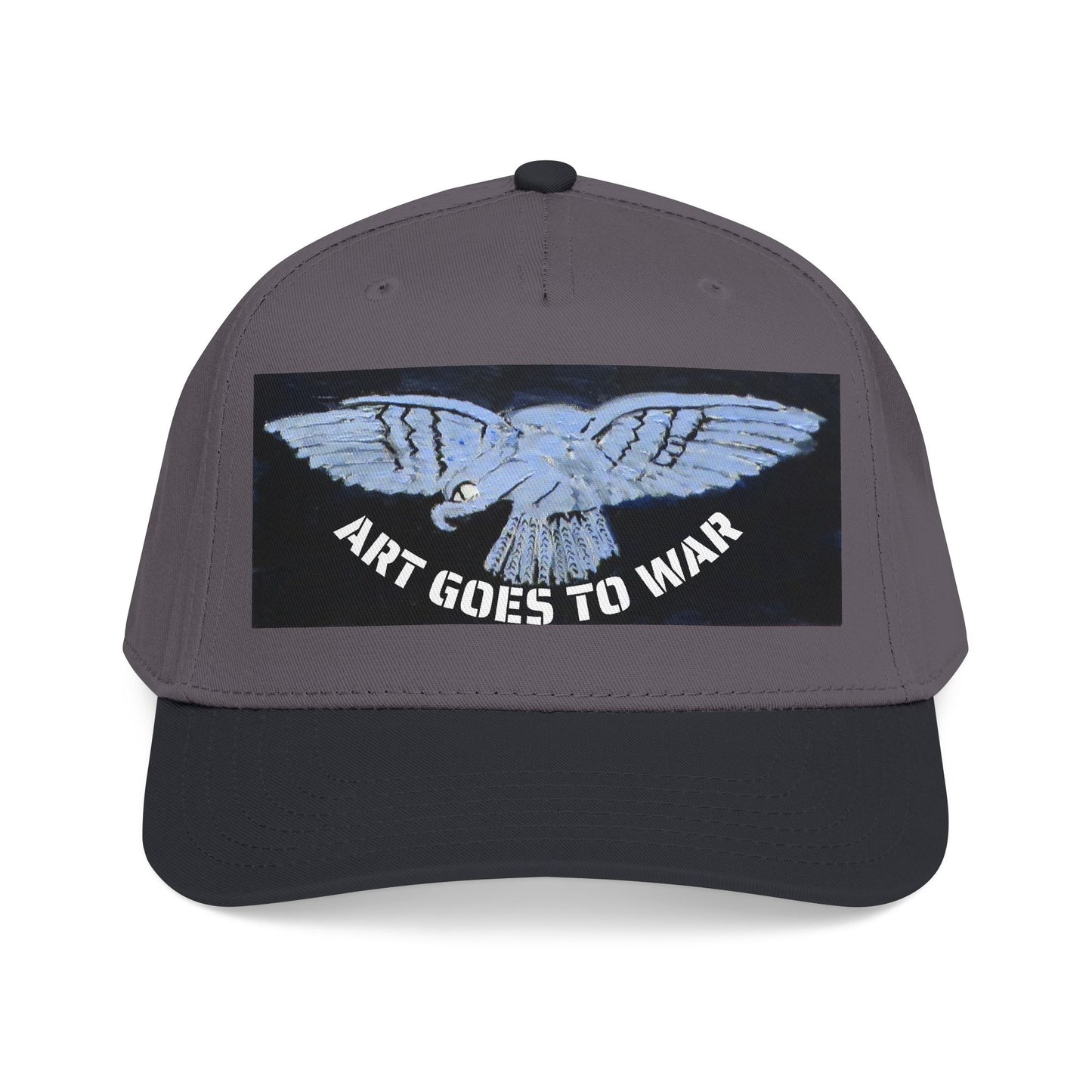 "Art Goes to War" Mid-Profile Baseball Cap – Dove Graphic Protest Hat. Apparel