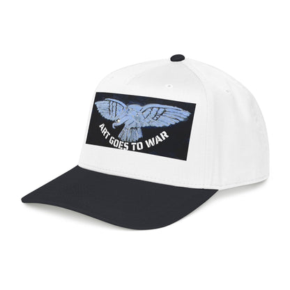 "Art Goes to War" Mid-Profile Baseball Cap – Dove Graphic Protest Hat. Apparel