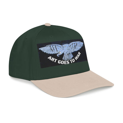 "Art Goes to War" Mid-Profile Baseball Cap – Dove Graphic Protest Hat. Apparel