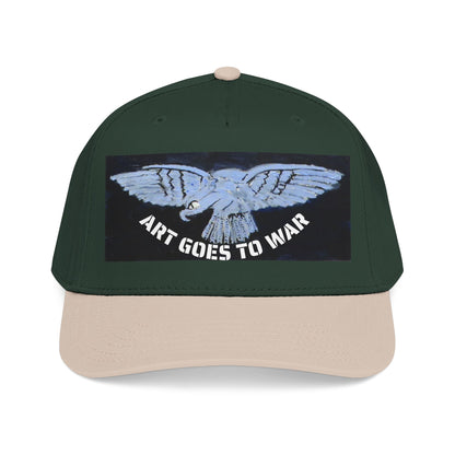 "Art Goes to War" Mid-Profile Baseball Cap – Dove Graphic Protest Hat. Apparel