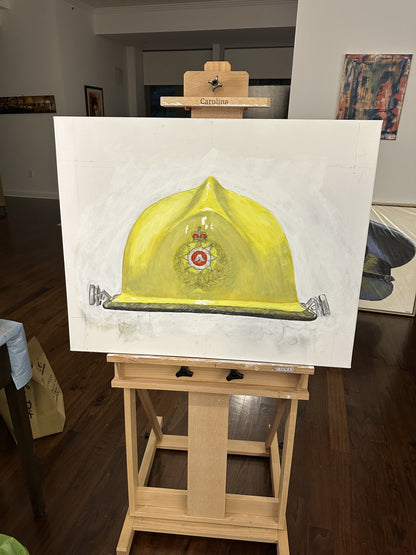 New Zealand Fire Helmet 1984 Metro Service