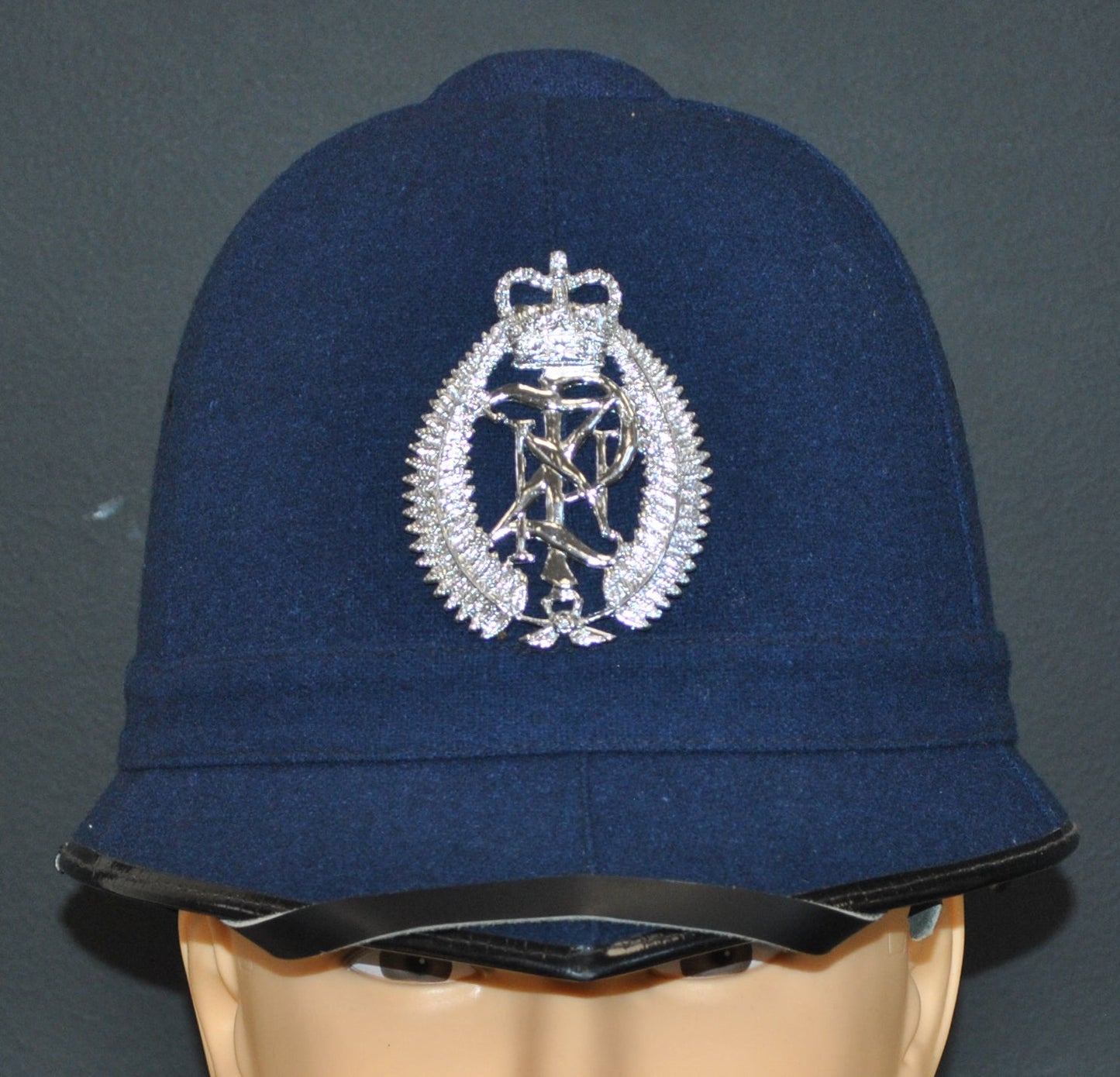 New Zealand Police Helmet, Winter Blue. 10"x8" Archival Paper, unframed. Custom sizes and framing available.