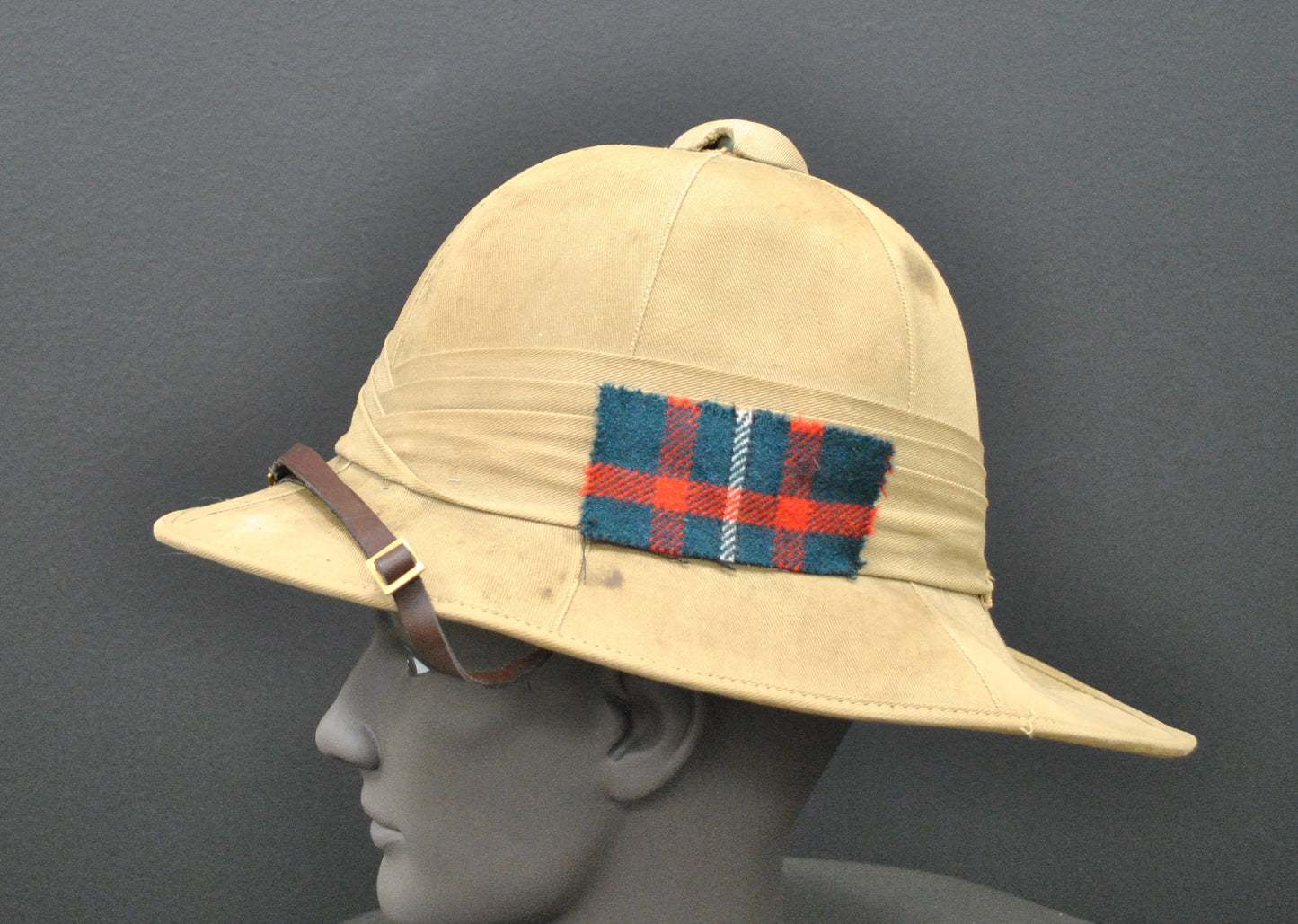 Pith Helmet, Foreign Service Helmet, Black Watch Royal Highlanders.