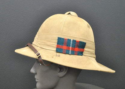 Pith Helmet, Foreign Service Helmet, Black Watch Royal Highlanders.
