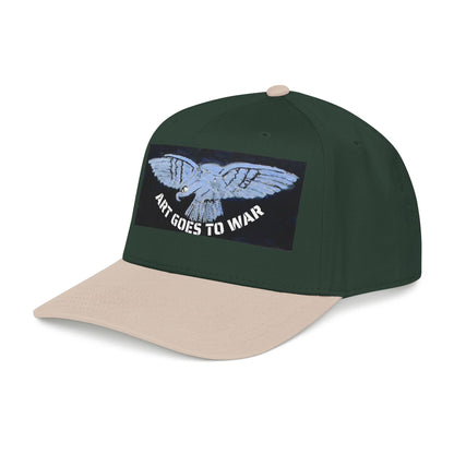 "Art Goes to War" Mid-Profile Baseball Cap – Dove Graphic Protest Hat. Apparel