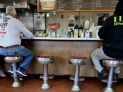 Speedy Donuts, Norwalk, October 25, 2025. With Menu in background