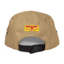 5-Panel Cap — Embroidered 'Art Goes to War' Eagle Patch — product photograph