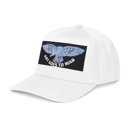 "Art Goes to War" Mid-Profile Baseball Cap – Dove Graphic Protest Hat. Apparel
