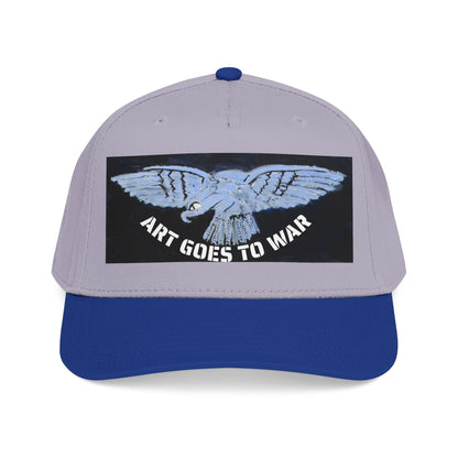 "Art Goes to War" Mid-Profile Baseball Cap – Dove Graphic Protest Hat. Apparel