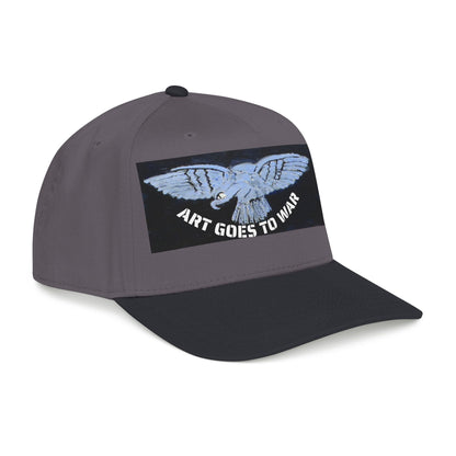 "Art Goes to War" Mid-Profile Baseball Cap – Dove Graphic Protest Hat. Apparel
