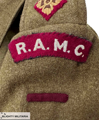 Royal Army Medical Corps WW2 Officer Cap. British Armed Forces