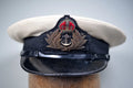 Royal Navy WW2 White Top Officer Visor Cap