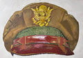Painting, USAAF, US Army Air Force, Bancroft Crusher Khaki Cap WW2. 16"x20" oil on canvas.