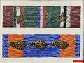 Painting, Medal Ribbon. US WW2 Medal Ribbon 2.12” x 16” acrylic media on canvas panel.