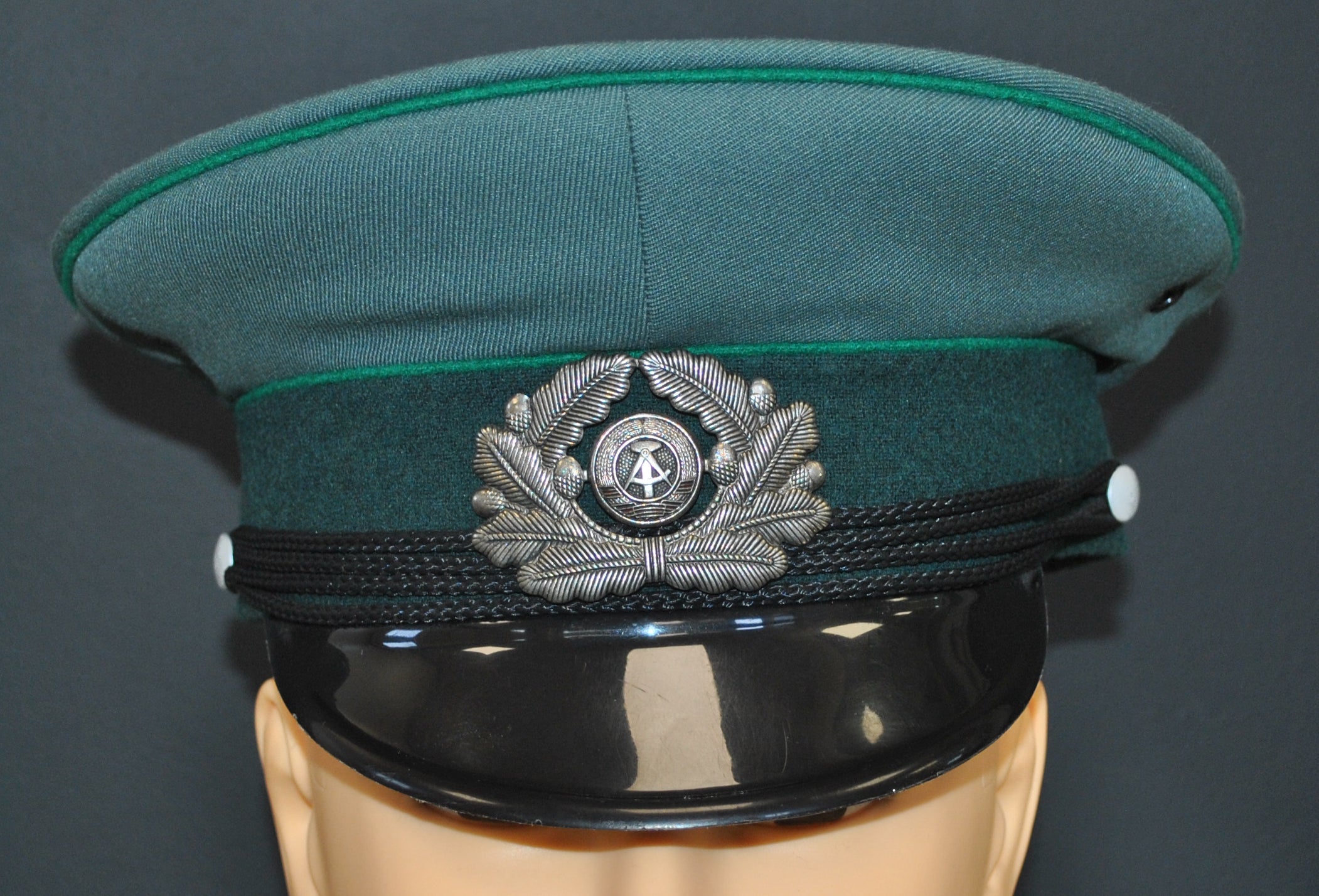 East German, Border Guard Cap, January 1989. &nbsp;10"x8" Archival Paper Photograph, unframed. Framing available.