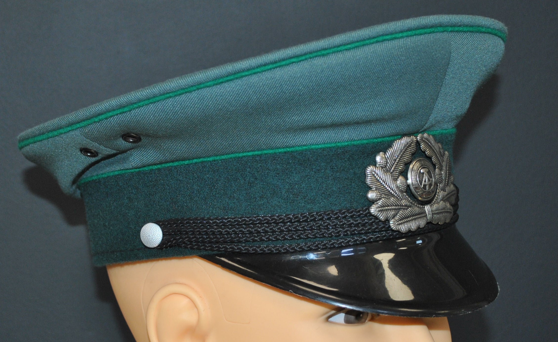 East German, Border Guard Cap, January 1989. &nbsp;10"x8" Archival Paper Photograph, unframed. Framing available.