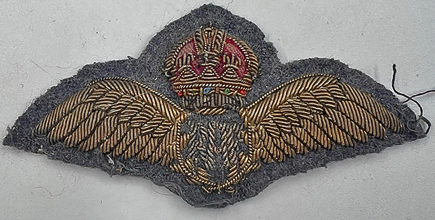 Royal Air Force WW2 Pilot Officer Wings, 10"x8" Archival Paper, Original Photograph, unframed. Custom sizes and framing available.