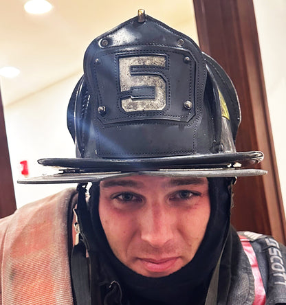 New Zealand Fire Helmet 1984 Metro Service