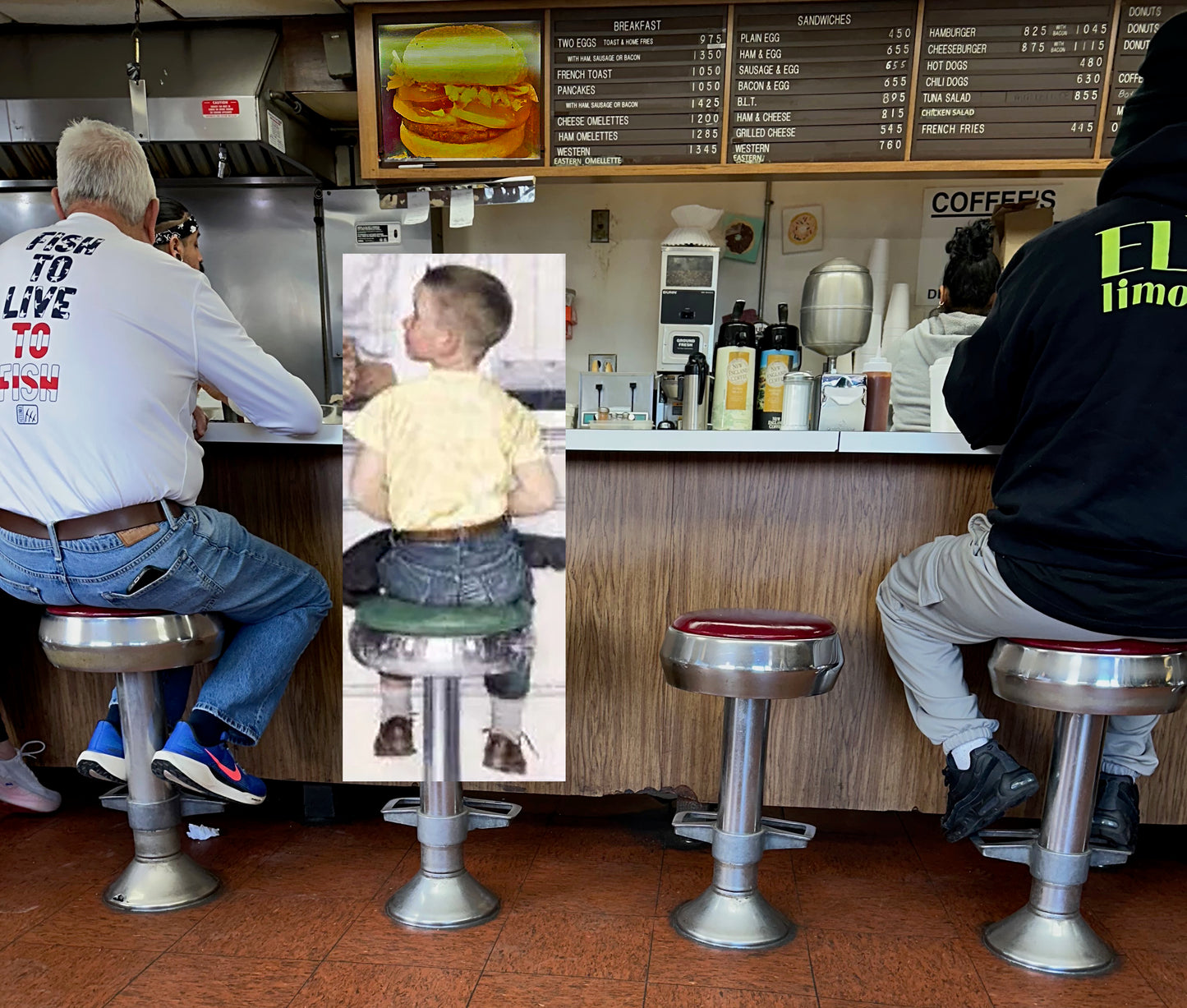 Speedy Donuts, Norwalk, October 25, 2025. With Menu in background