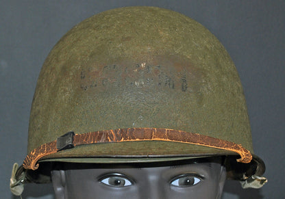 US Army M1 Helmet, US Army, Navy, Marines. WW2 all ranks. 10"x8" Archival Paper, Original Photograph, unframed. Custom sizes and framing available.