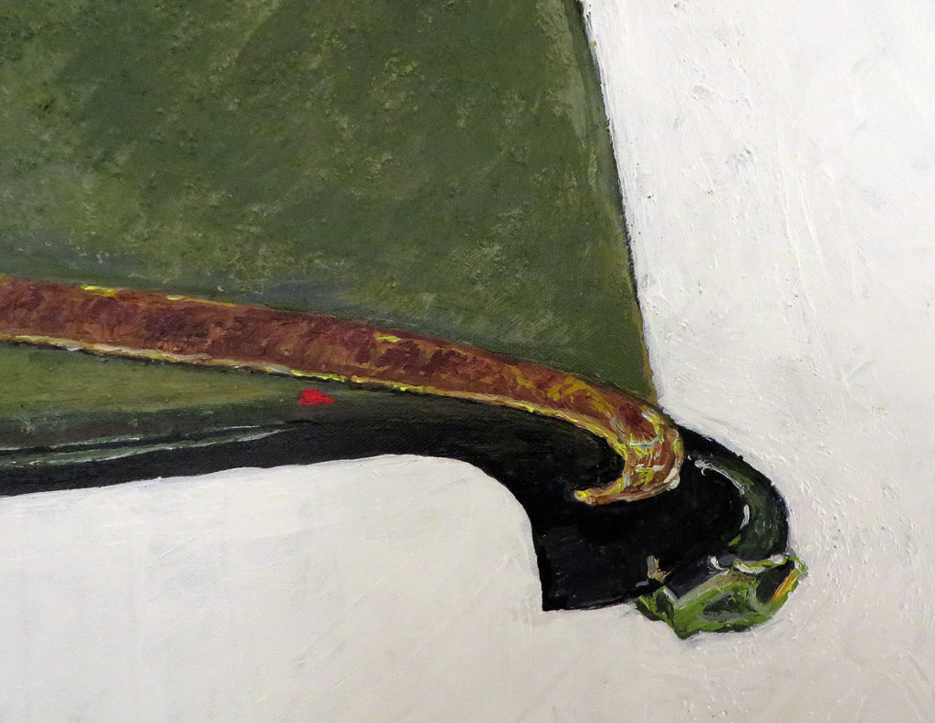 Painting, Helmet, M1 Helmet "Captain Ryan" WW2 Captain US Navy. 24"x30"x1/2" Acrylic on Canvas.