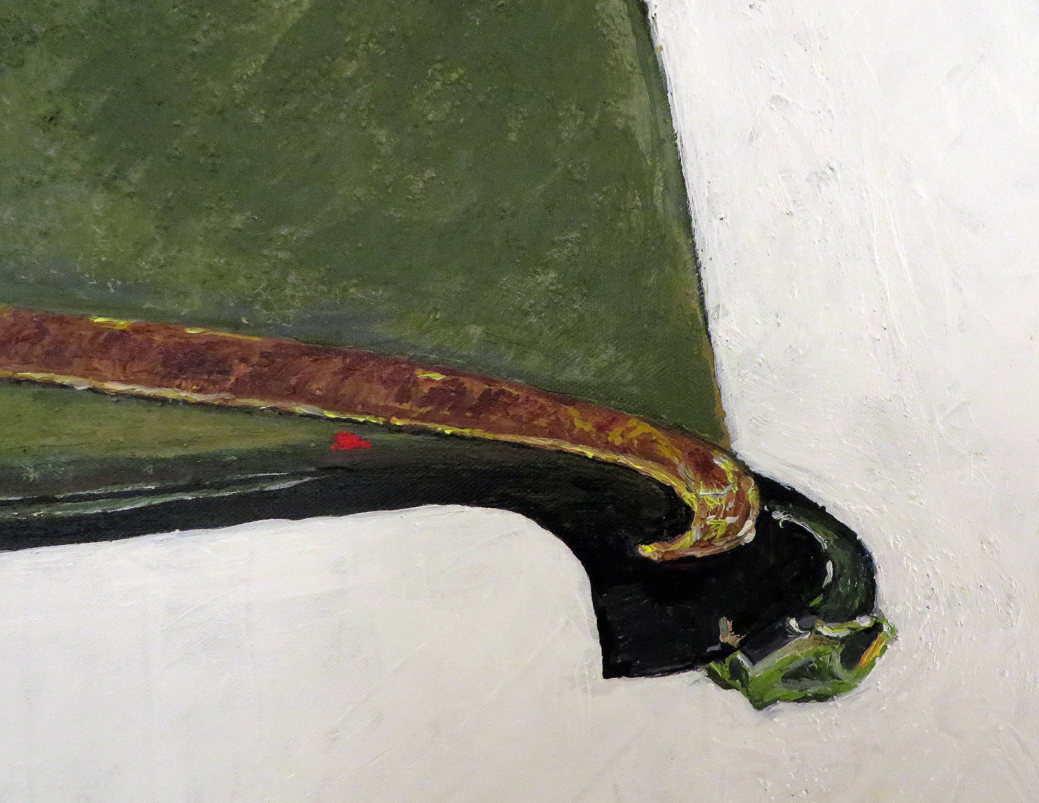 Painting, Helmet, M1 Helmet "Captain Ryan" WW2 Captain US Navy. 24"x30"x1/2" Acrylic on Canvas.