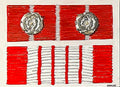 Painting, Medal Ribbon. Canadian WW2 Medal Ribbons 1.12” x 16” acrylic media on canvas panel.