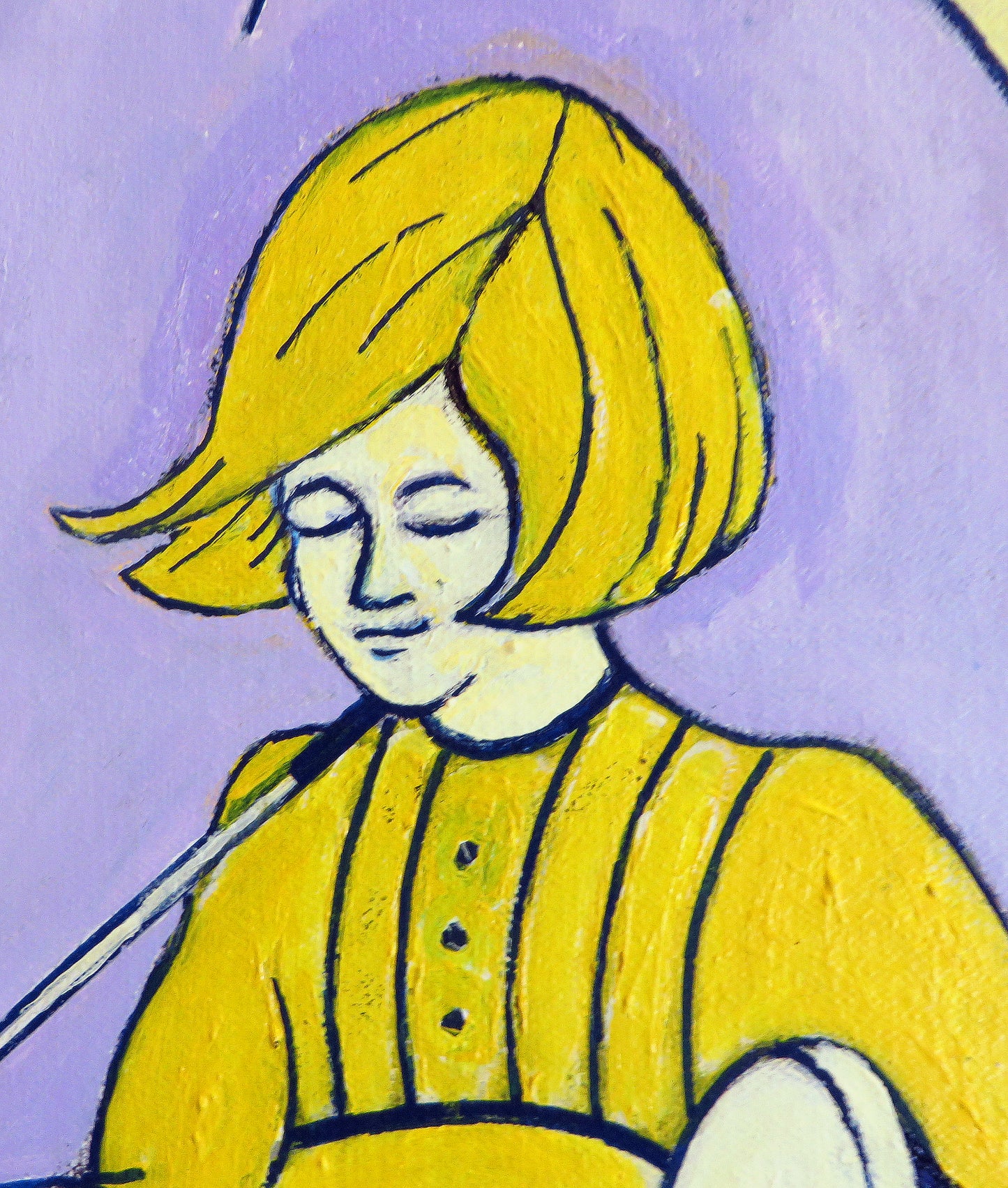 Morton Salt Girl 1968 framed