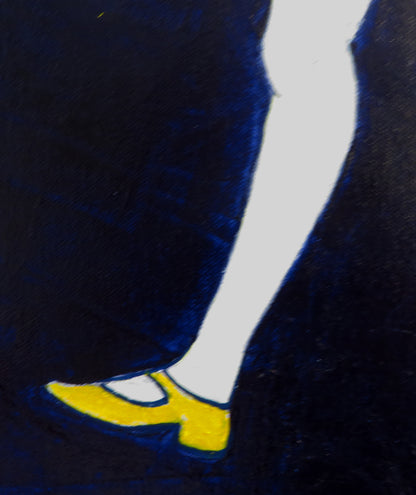 Morton Salt Girl 1968 framed
