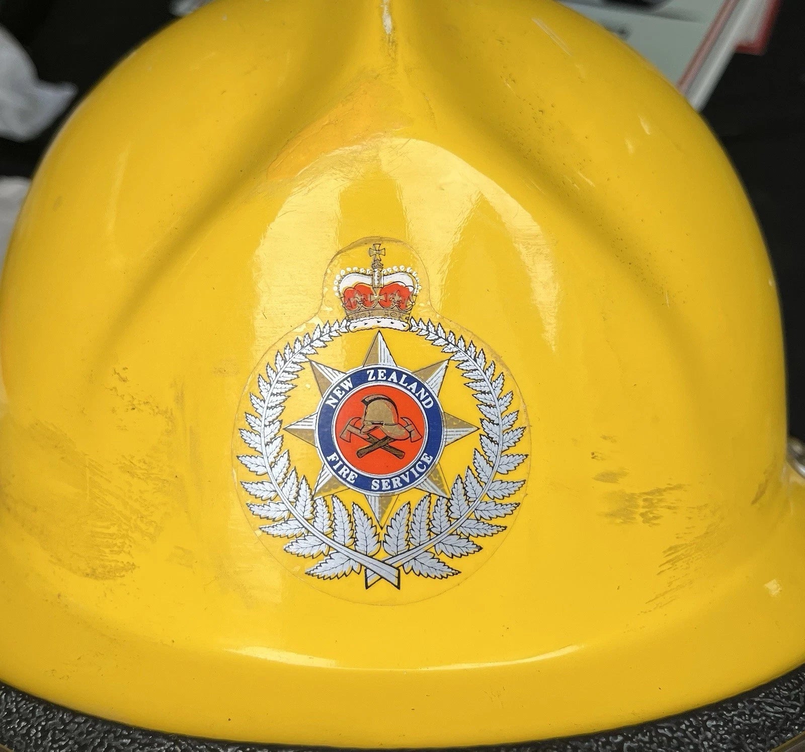 Photographs, Helmet, Fire Helmet, New Zealand, 10"x8" Archival Paper, Original Photograph, unframed. Custom sizes and framing available.