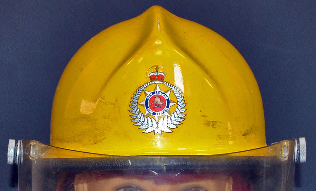 New Zealand Fire Helmet, 10"x8" Archival Paper, Original Photograph, unframed. Custom sizes and framing available.