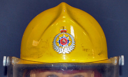 New Zealand Fire Helmet, 10"x8" Archival Paper, Original Photograph, unframed. Custom sizes and framing available.