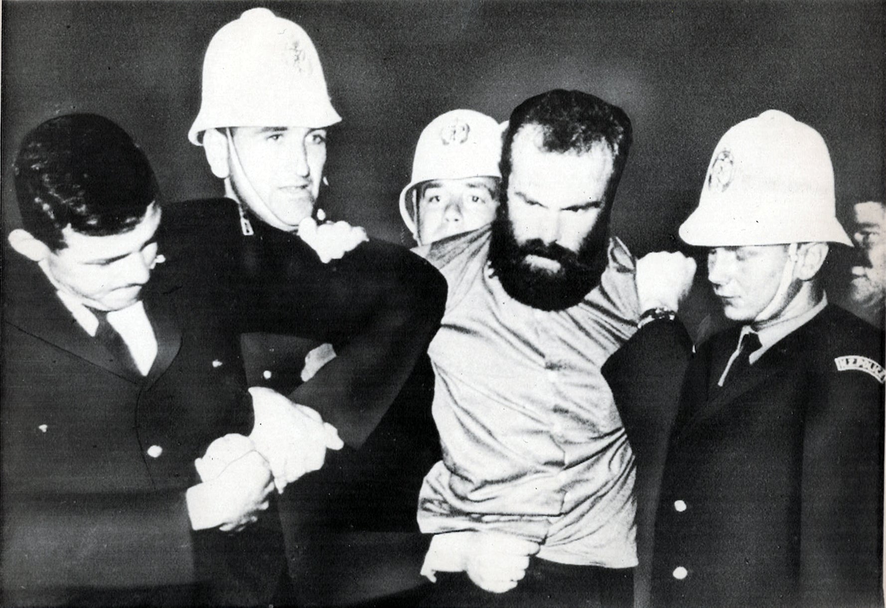 Photographs, Helmet, Police Constables, New Zealand Police 1970.&nbsp;10"x8" Archival Paper, Original Photograph, unframed. Custom sizes and framing available