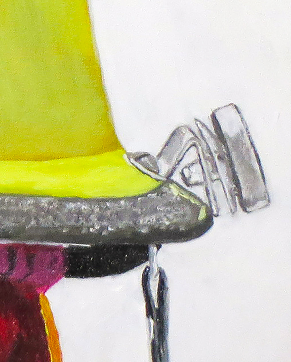 Painting, Helmet,Fire Helmet,  Metro Fire Helmet New Zealand Fire Service, 1984. 24"x30"x1 13/16" acrylic on canvas.